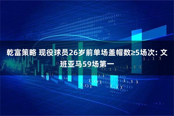 乾富策略 现役球员26岁前单场盖帽数≥5场次: 文班亚马59场第一